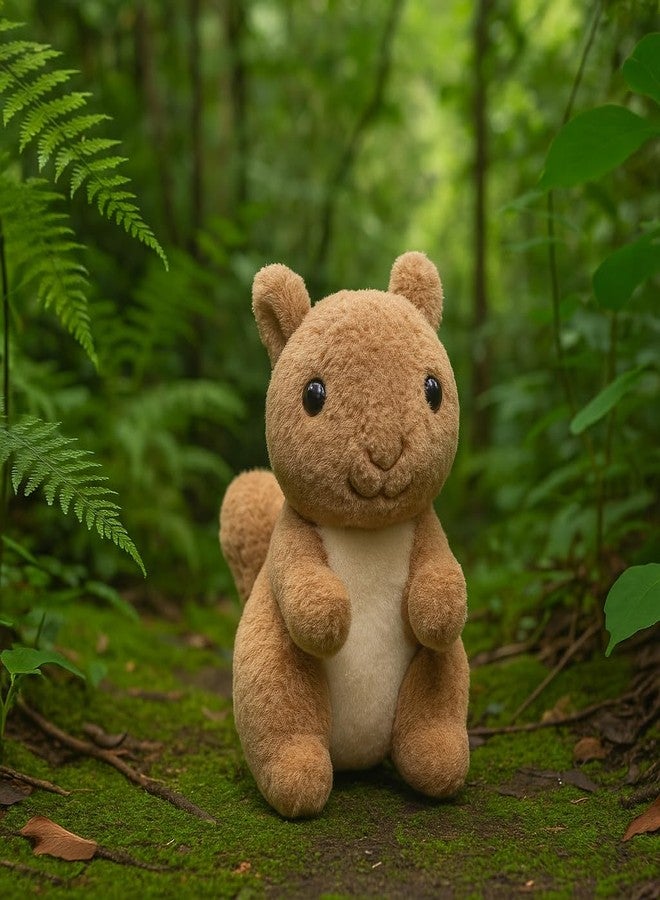 DTR Creation Squirrel Soft Toy 20 cm | Cute Cartoon Plush Toy for Kids | Super Soft Cuddly Stuffed Animal for Baby Boys & Girls Brown (20 cm) - Image 3